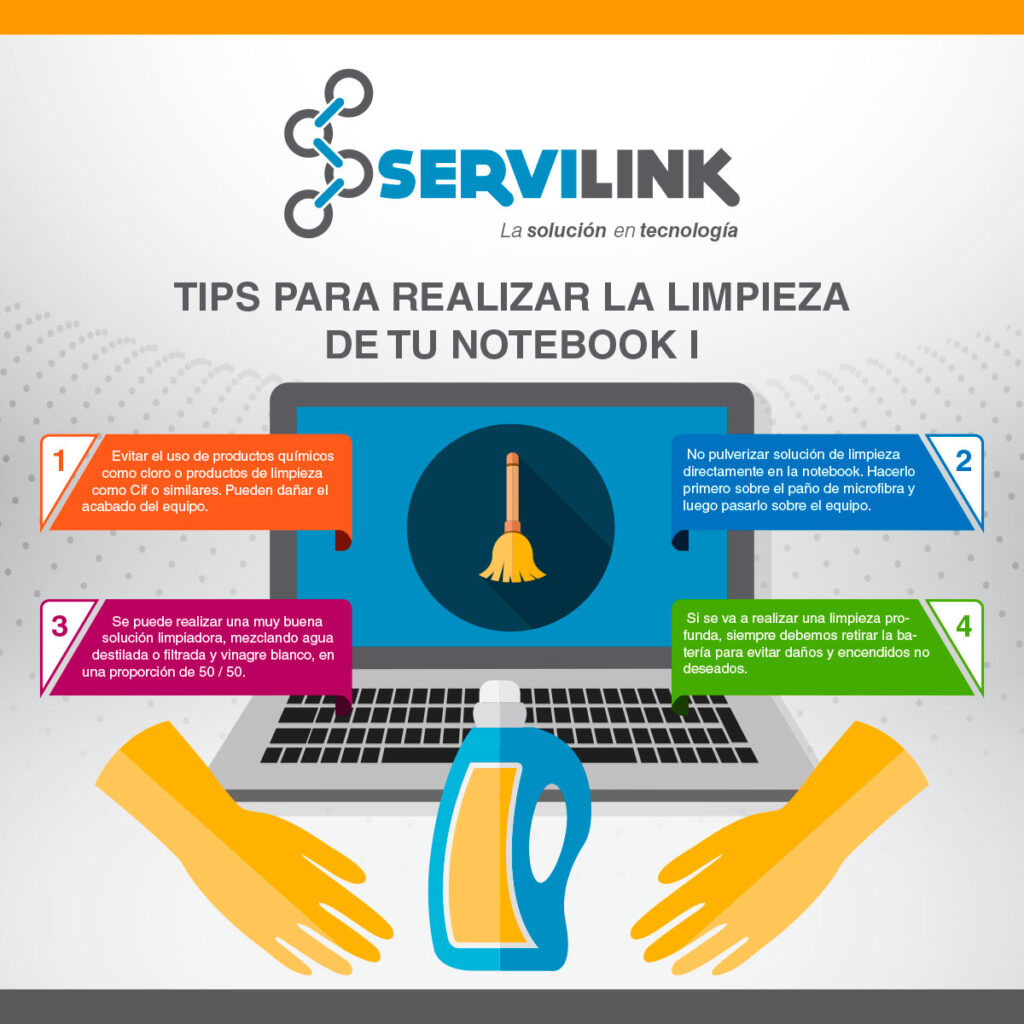 Tips para realizar la limpieza de la Notebook1