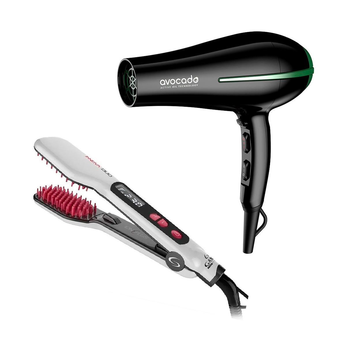 Combo GAMA Secador Bora Avocado + Cepillo Innova Brush Duo – NETPC