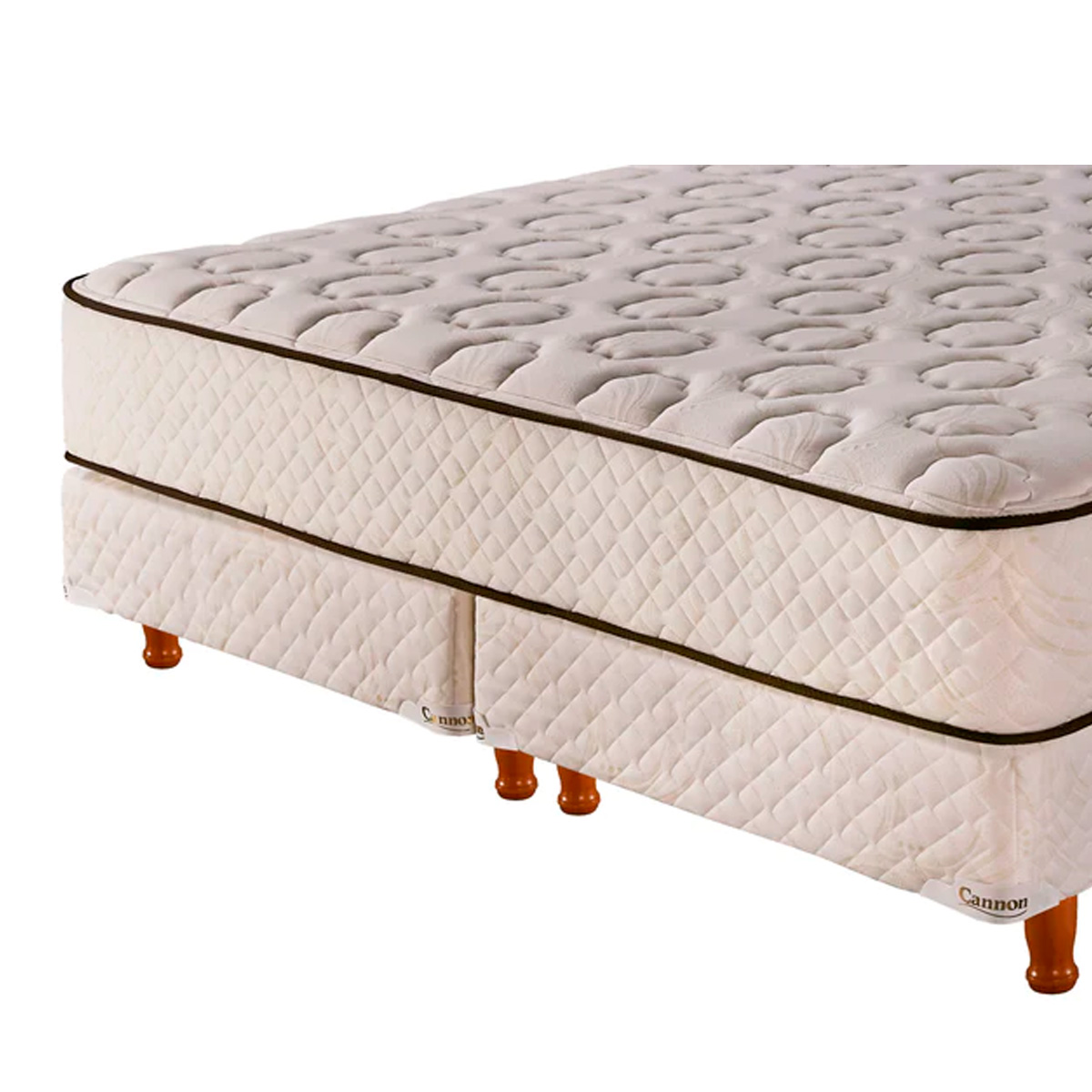 Sommier A Doghe 180x200 Cm (2x90x200) - Fabbricazione Francese, Con Piedi In Omaggio, Struttura In Legno, Grigio