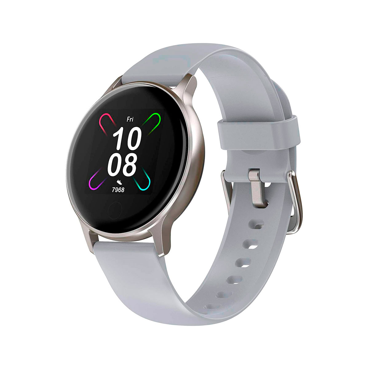 RuenTech Cinturino In Silicone 22mm Per Umidigi Uwatch 2/2S/3S/Urun/5 (Nero)