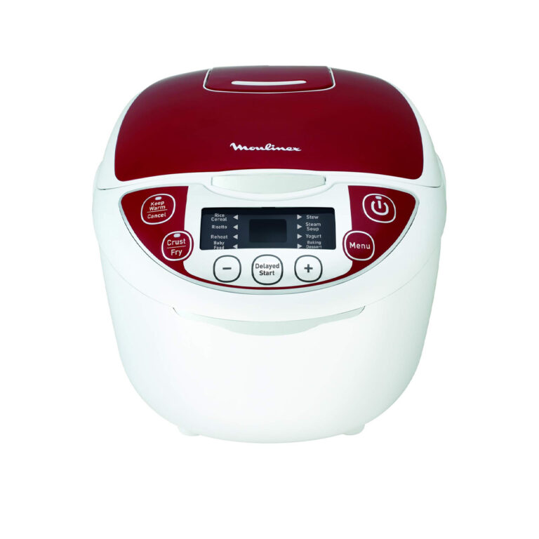 Moulinex MK705111 - Multicooker - 5 liter - 750 W - wit/rood | fnac België