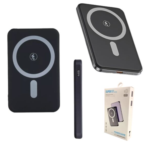 Power Bank Magnetico 5000mAh Ultra Sottile – Ricarica Rapida USB-C Per IPhone 17/16/15/14/13/12 E Serie Pro/Pro Max